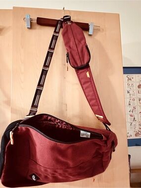 Men's Maroon Crossbody Sling Bag - Casual Everyday Wear